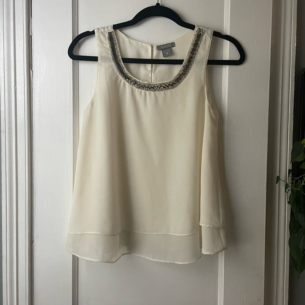 Embellished Tank Top